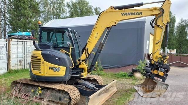 Yanmar Vio 80-1A حفارات وسط 7 طن - 12 طن