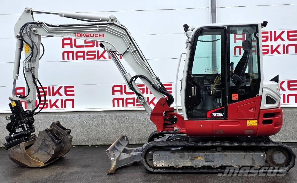 Takeuchi TB 260 حفارات صغيرة أقل من 7 طن (حفارات صغيرة)