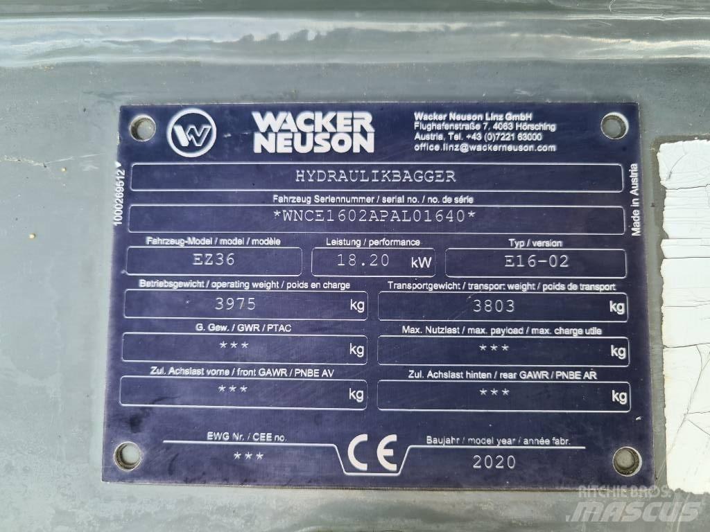 Wacker Neuson EZ36 حفارات زحافة