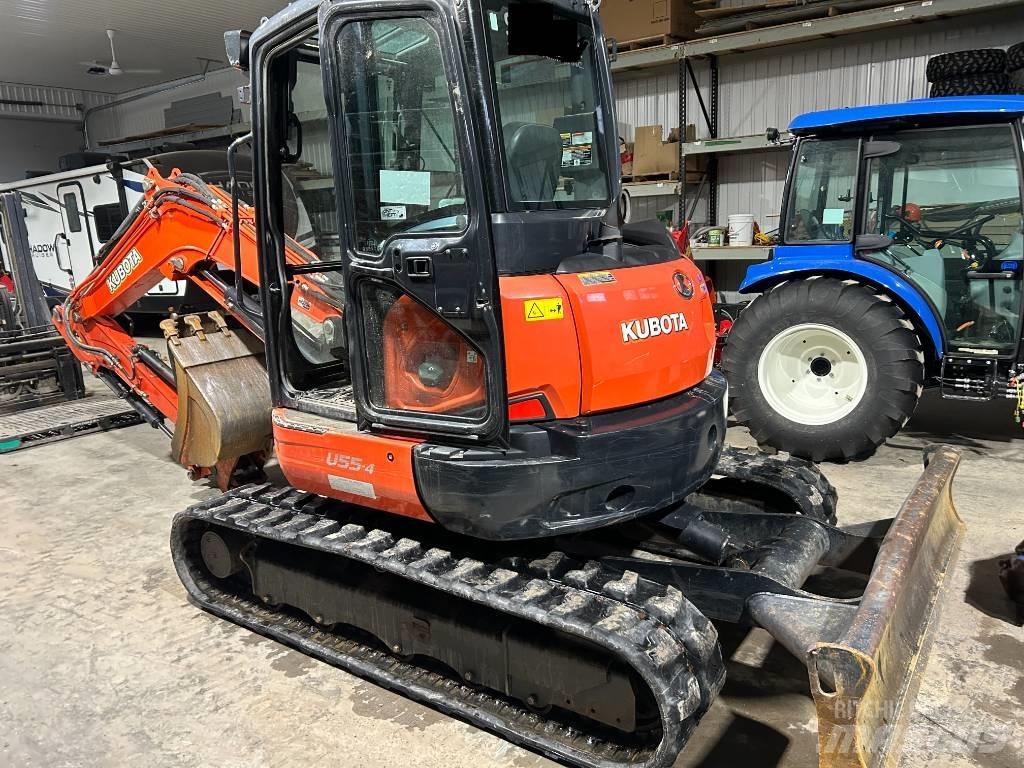 Kubota U 55-4 حفارات صغيرة أقل من 7 طن (حفارات صغيرة)