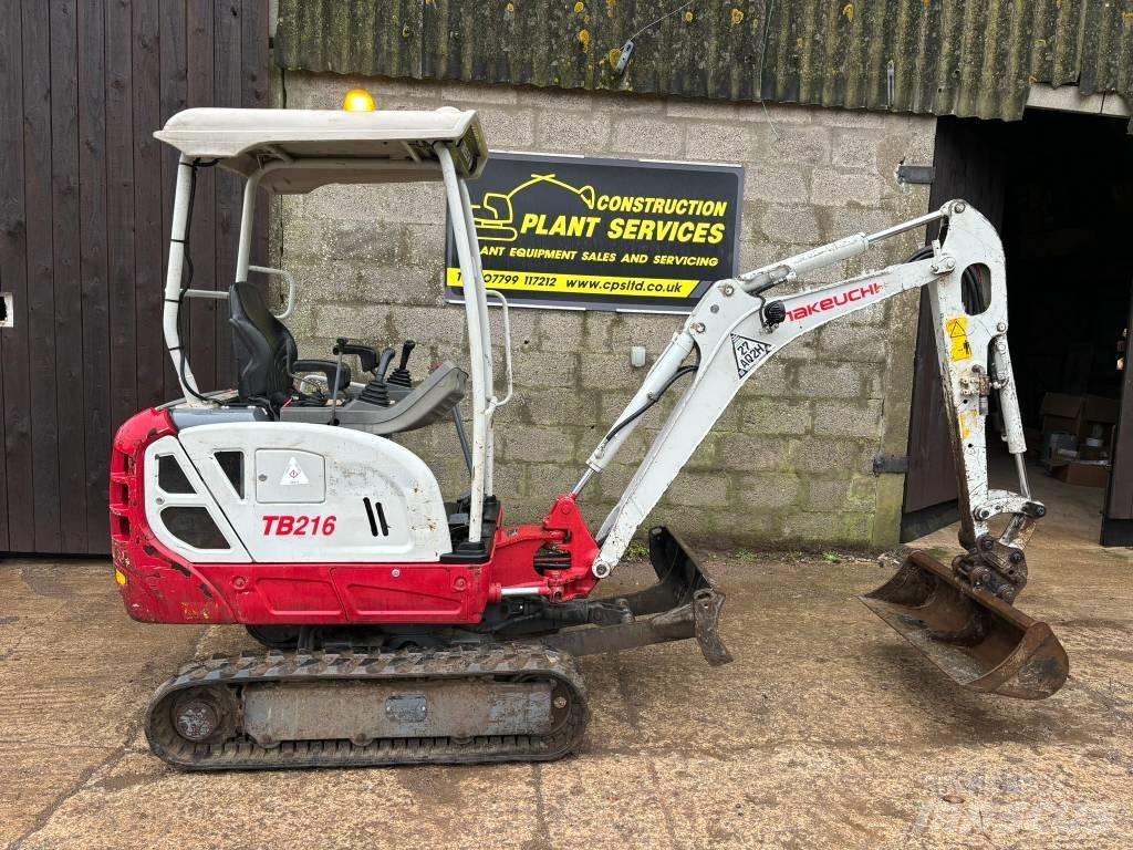 Takeuchi TB 216 حفارات صغيرة أقل من 7 طن (حفارات صغيرة)