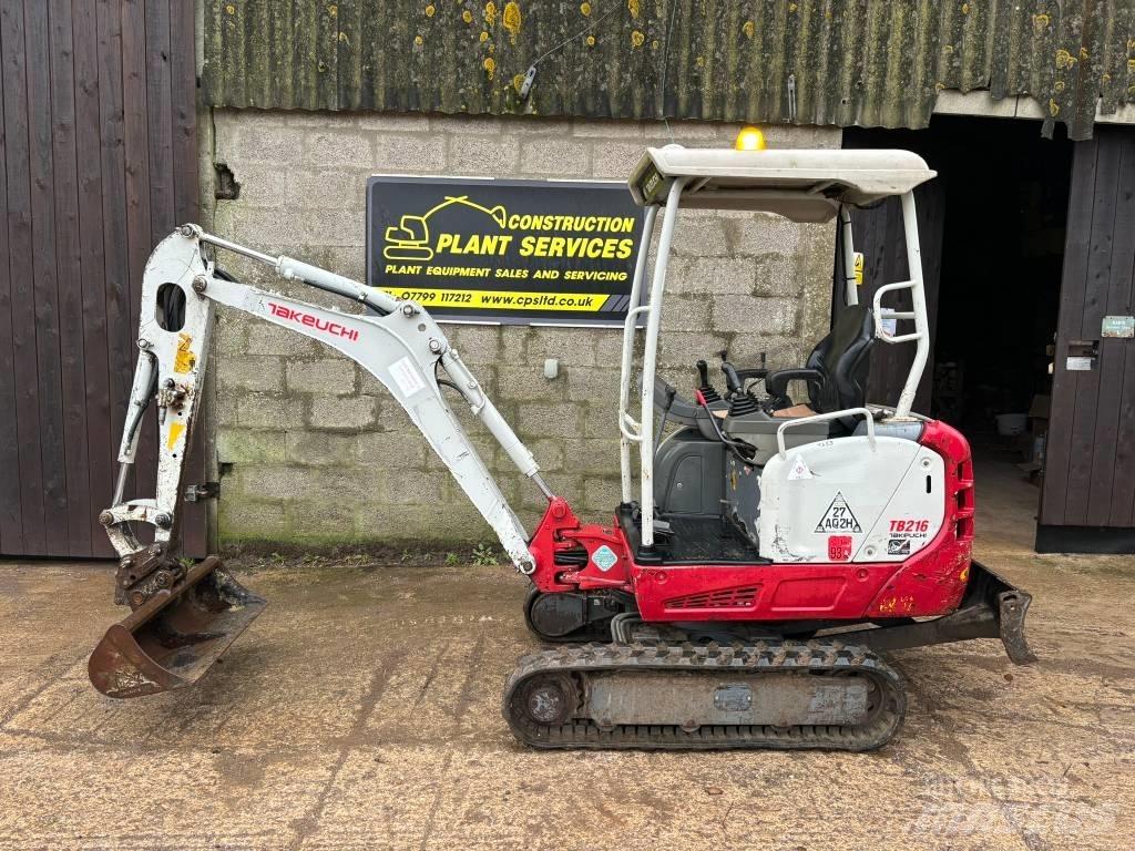 Takeuchi TB 216 حفارات صغيرة أقل من 7 طن (حفارات صغيرة)