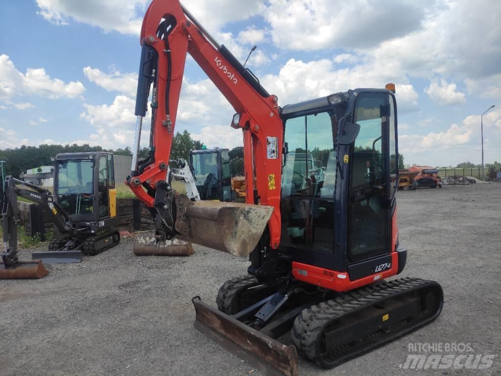 Kubota U 27-4 حفارات صغيرة أقل من 7 طن (حفارات صغيرة)