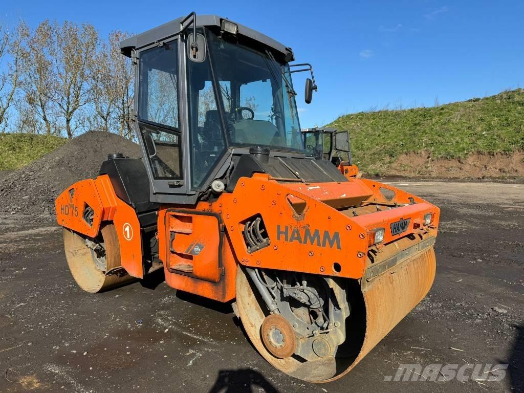 Hamm HD 75 مداحل ثنائية الاسطوانة