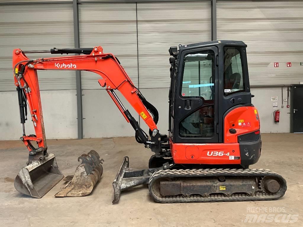 Kubota U 36-4 حفارات صغيرة أقل من 7 طن (حفارات صغيرة)