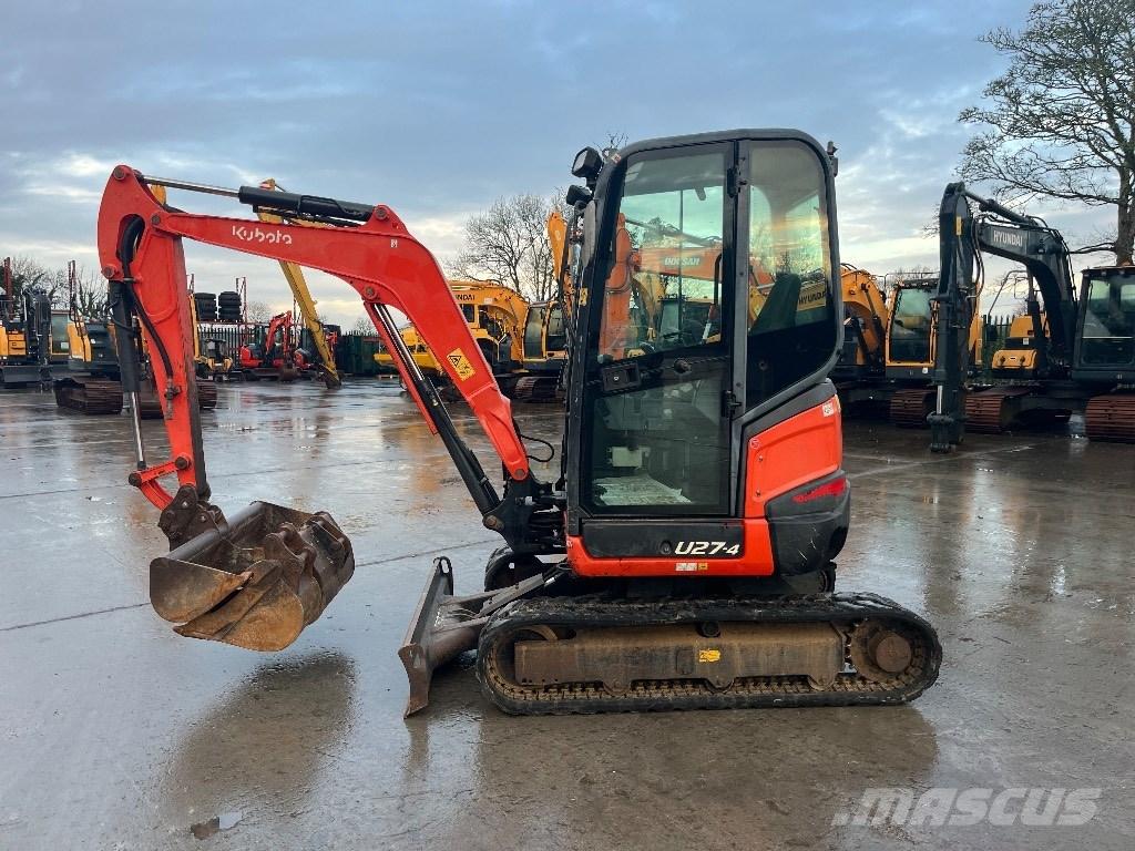 Kubota U 27-4 حفارات صغيرة أقل من 7 طن (حفارات صغيرة)