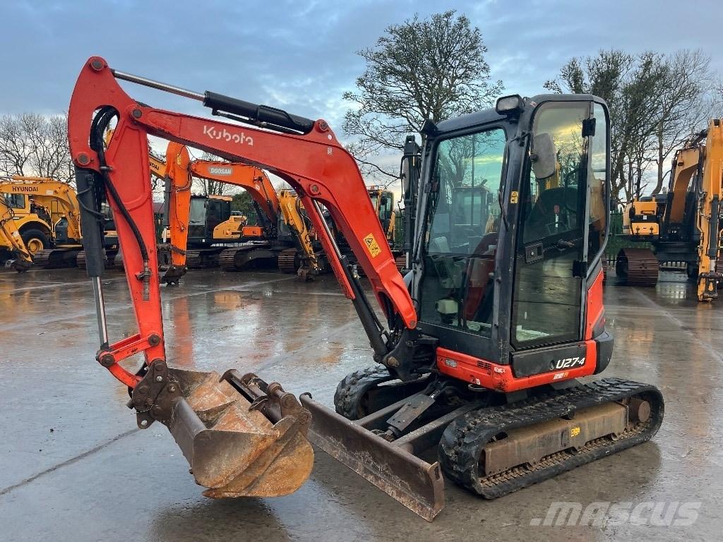 Kubota U 27-4 حفارات صغيرة أقل من 7 طن (حفارات صغيرة)
