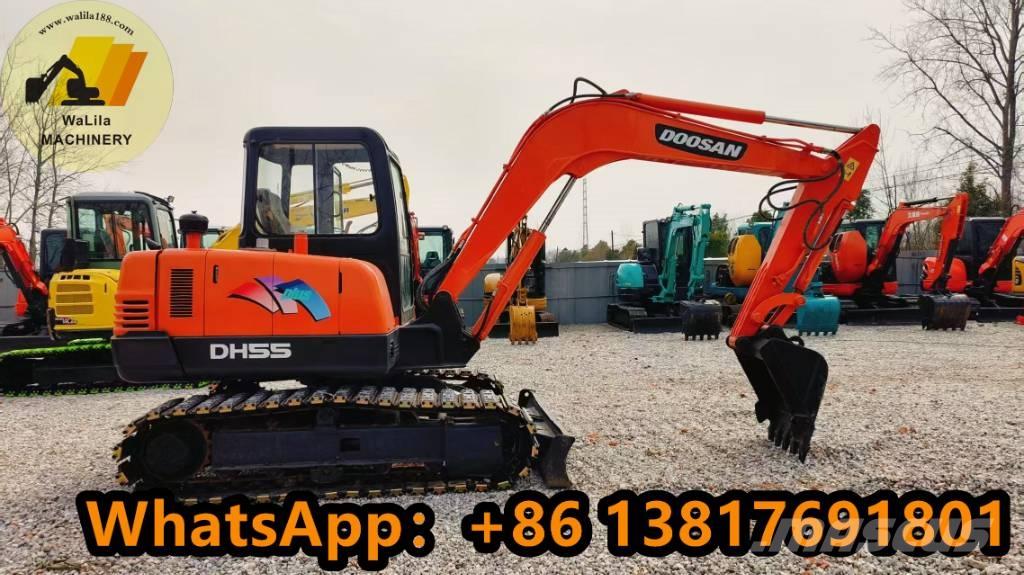 Doosan DH 55 حفارات صغيرة أقل من 7 طن (حفارات صغيرة)
