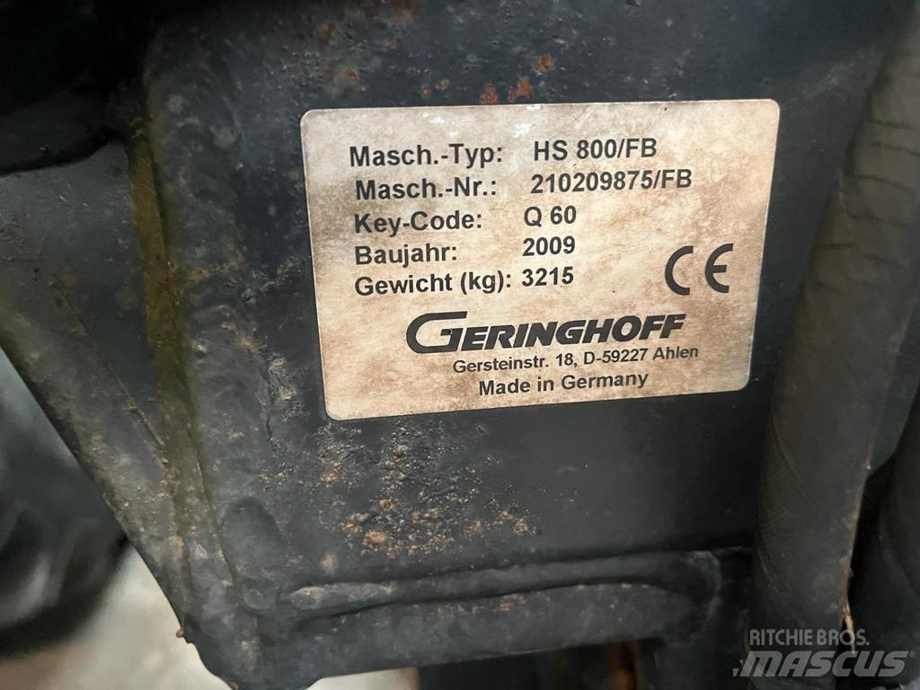 Geringhoff HS 800/FB رؤوس الحصادات الدراسات
