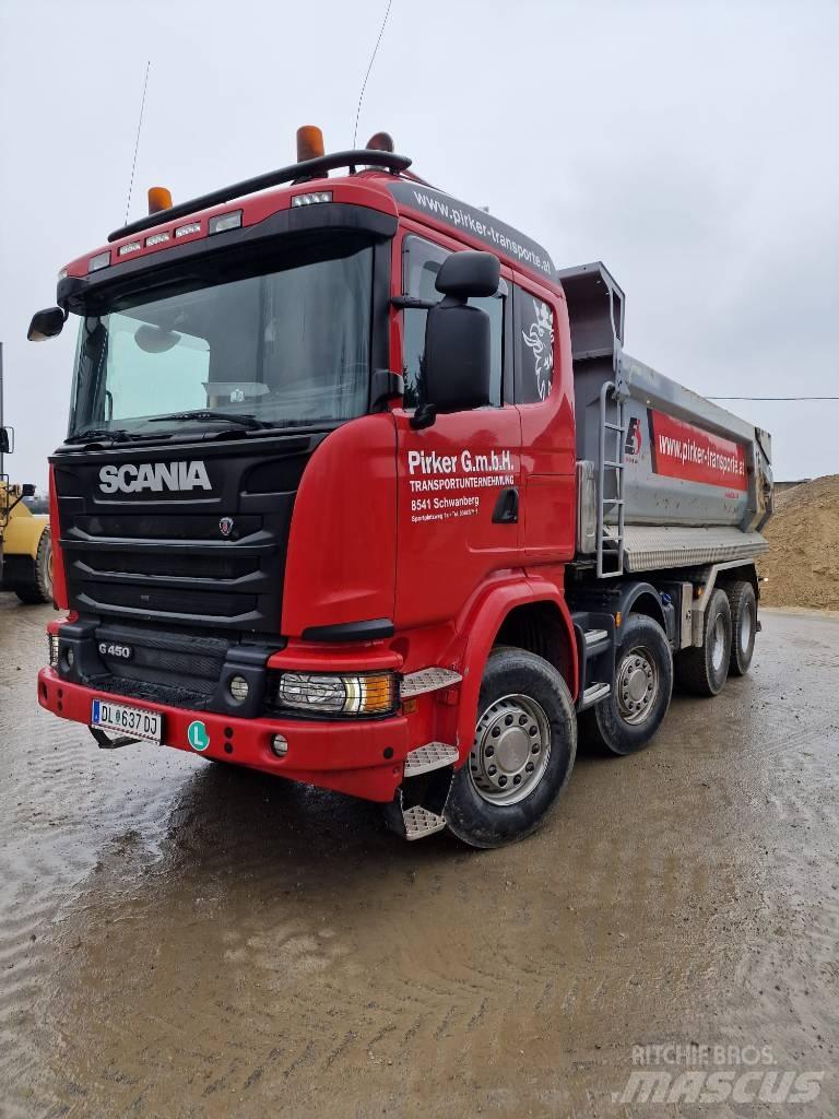 Scania G 450 شاحنات قلابة