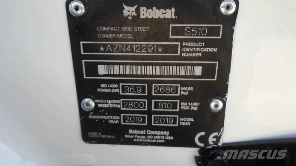 Bobcat S 510 لوادر انزلاقية التوجيه