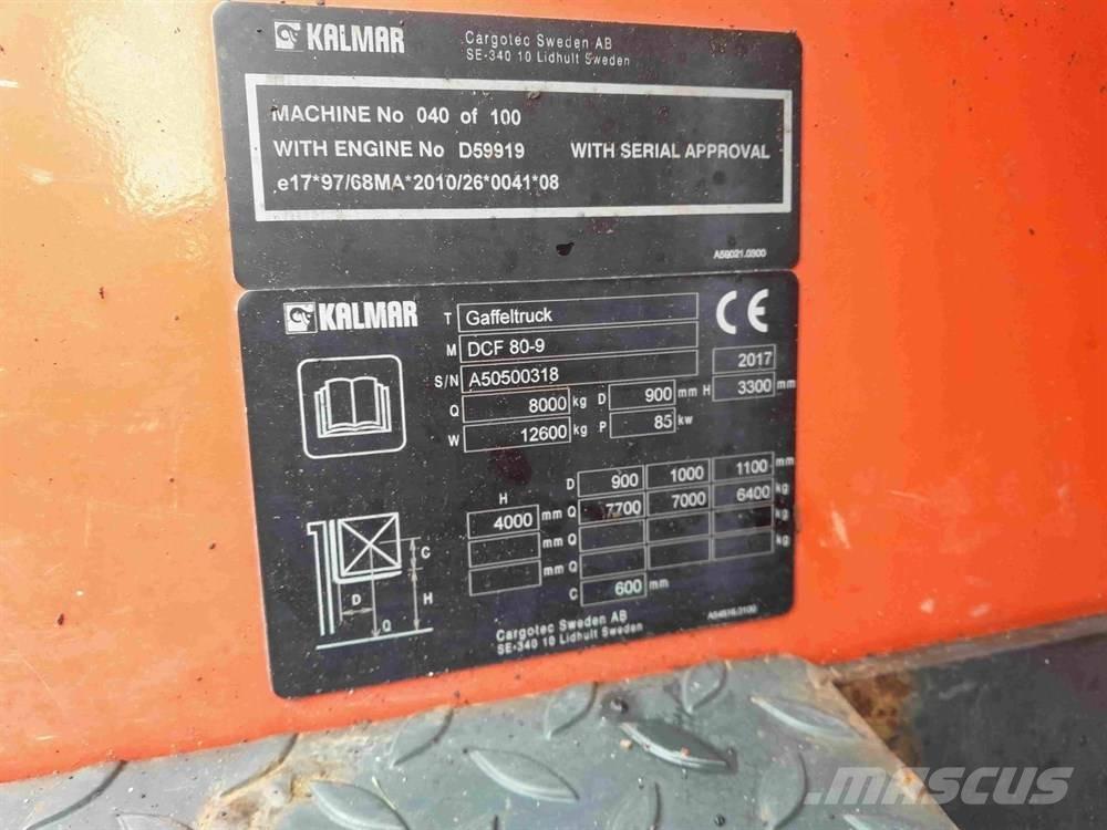 Kalmar DCF80-9 شاحنات الديزل