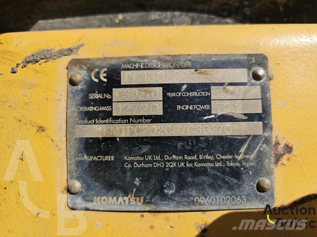 Komatsu PC130-8 حفارات زحافة