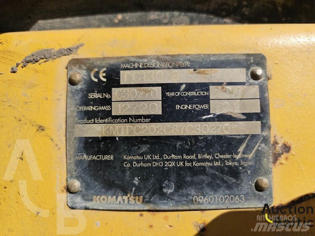 Komatsu PC130-8 حفارات زحافة