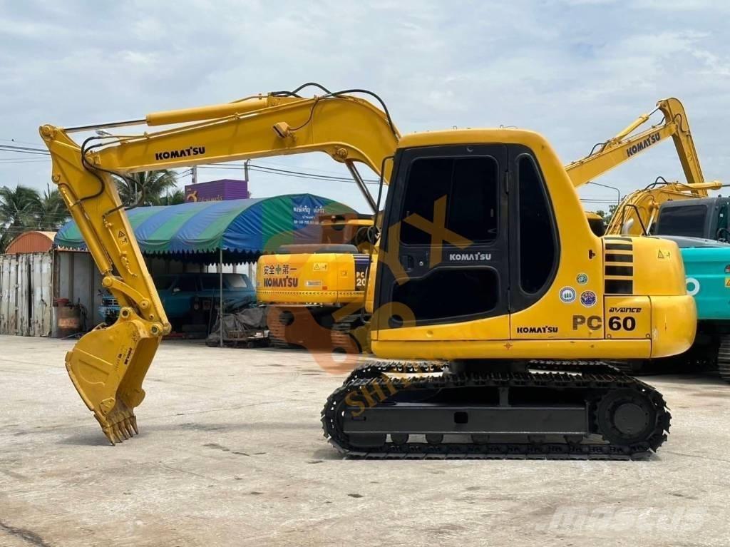 Komatsu PC 60 حفارات زحافة