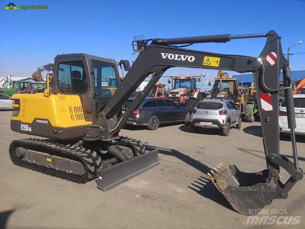 Volvo EC 55 D AG حفارات صغيرة أقل من 7 طن (حفارات صغيرة)