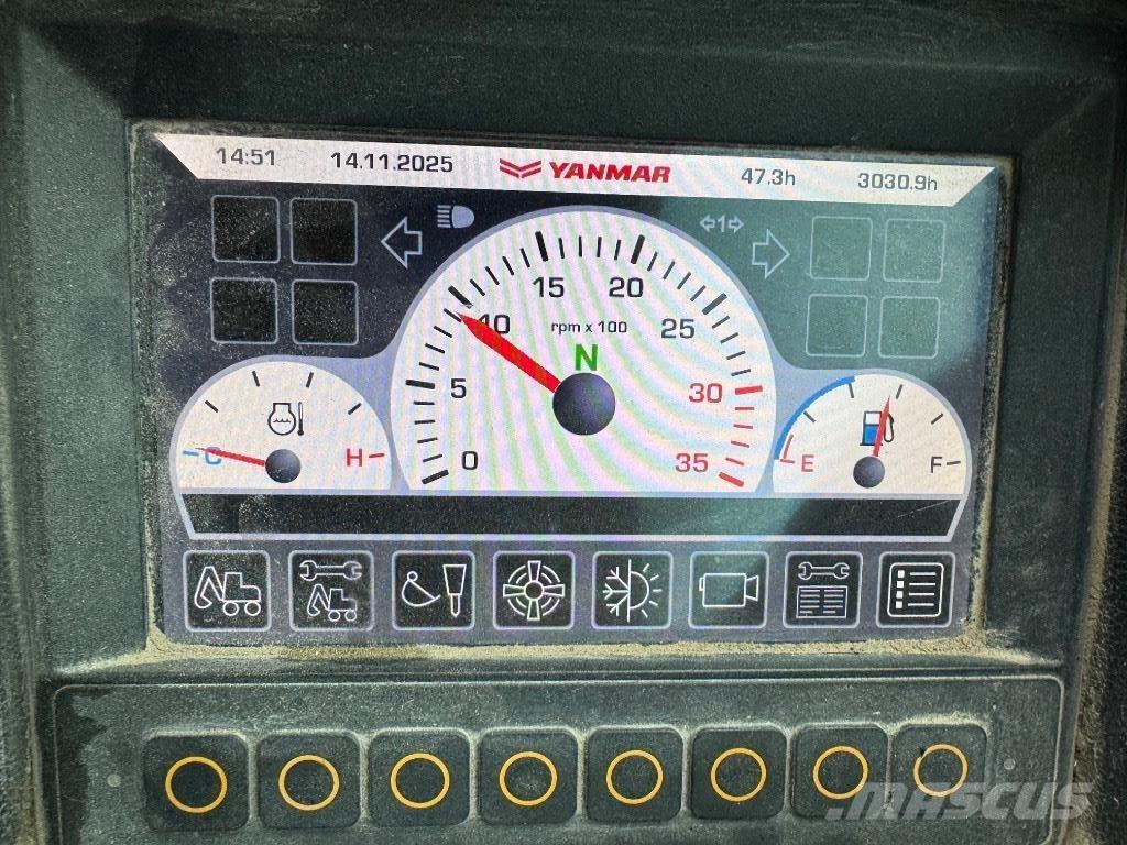 Yanmar B110W (40518) حفارات بعجل