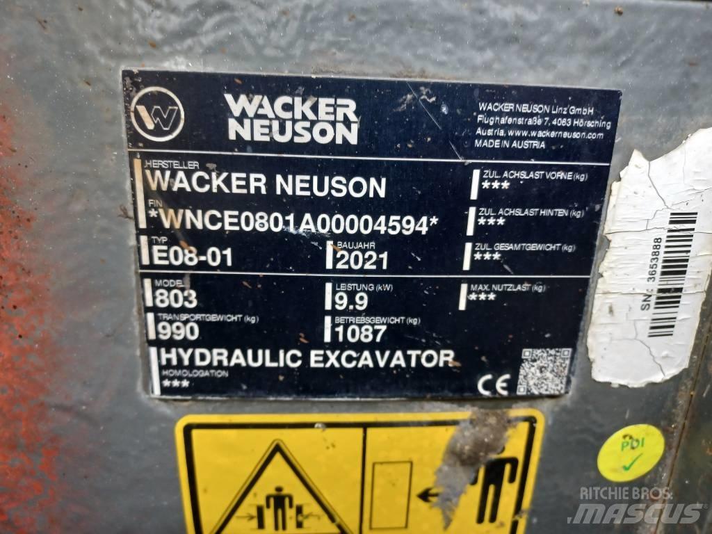 Wacker Neuson 803 حفارات زحافة