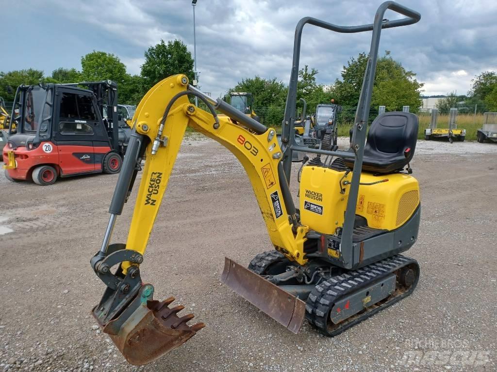 Wacker Neuson 803 حفارات زحافة