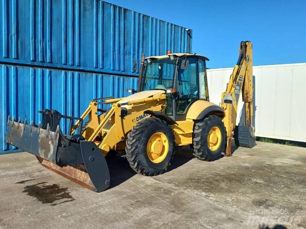 Komatsu WB 97 S-2 لوادر ذات جرافات عكسية