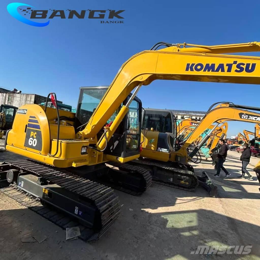 Komatsu pc60 حفارات زحافة
