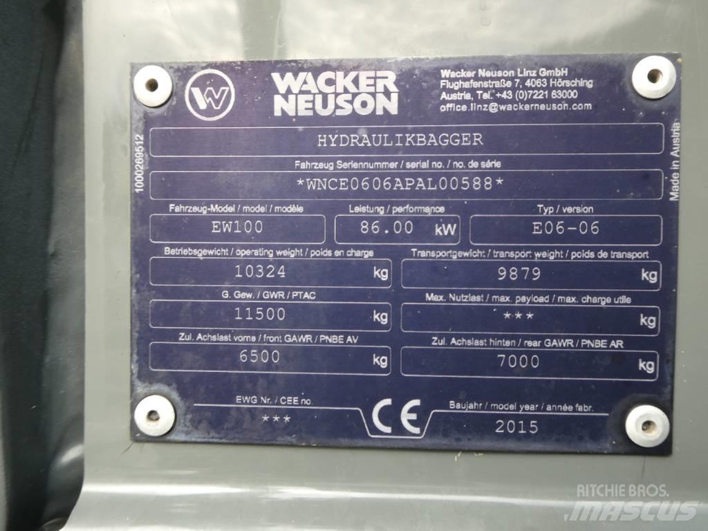 Wacker Neuson EW 100 حفارات بعجل