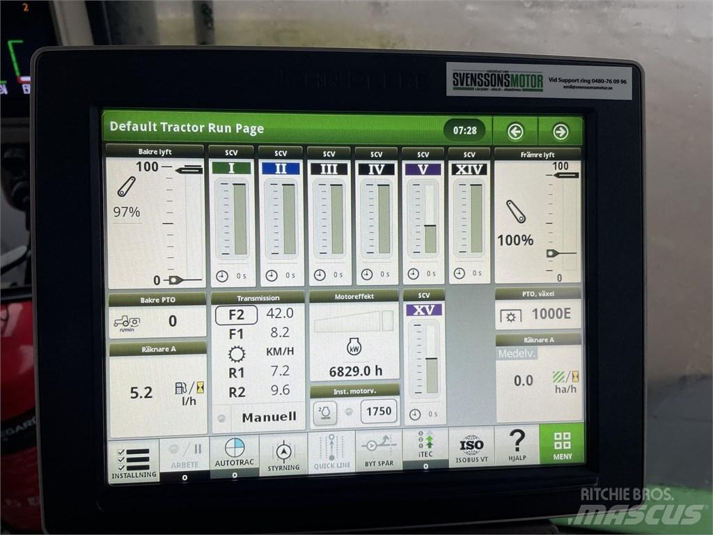 John Deere 7230R الجرارات