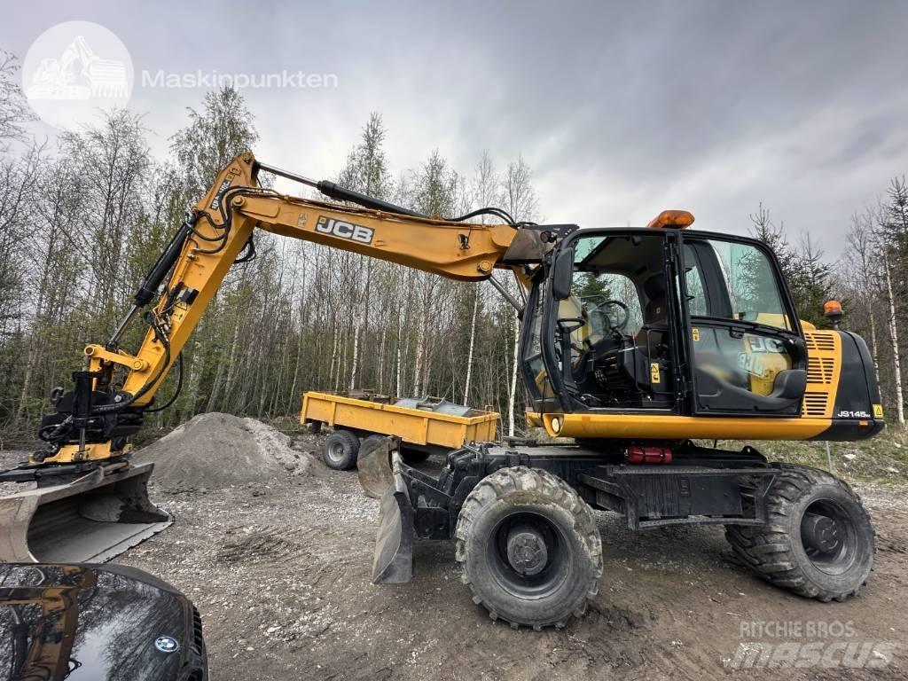JCB JS 145 W حفارات بعجل