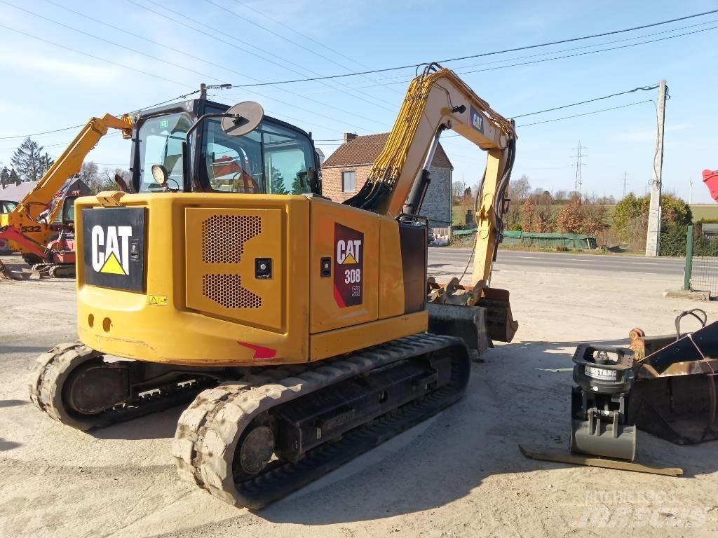 CAT 308 C CR حفارات وسط 7 طن - 12 طن
