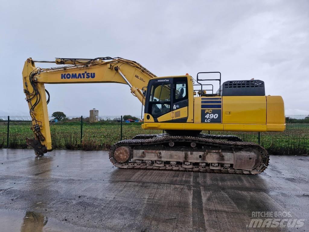 Komatsu PC 490 - 10 حفارات زحافة