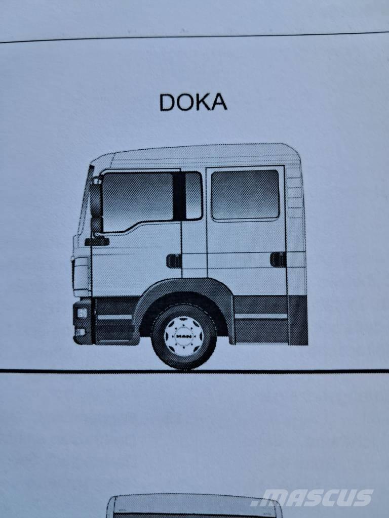 MAN TGM 15.290 شاحنات مزدوجة / خلخلة