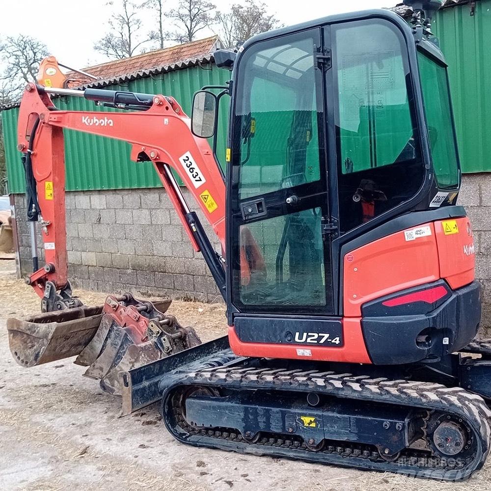 Kubota U 27-4 حفارات صغيرة أقل من 7 طن (حفارات صغيرة)