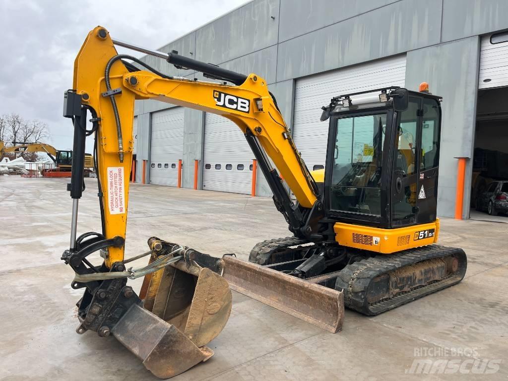 JCB 51 R-1 حفارات صغيرة أقل من 7 طن (حفارات صغيرة)