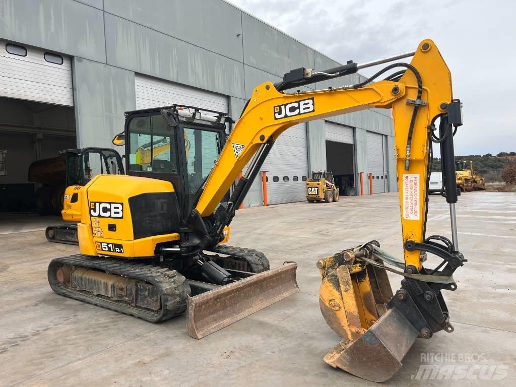JCB 51 R-1 حفارات صغيرة أقل من 7 طن (حفارات صغيرة)