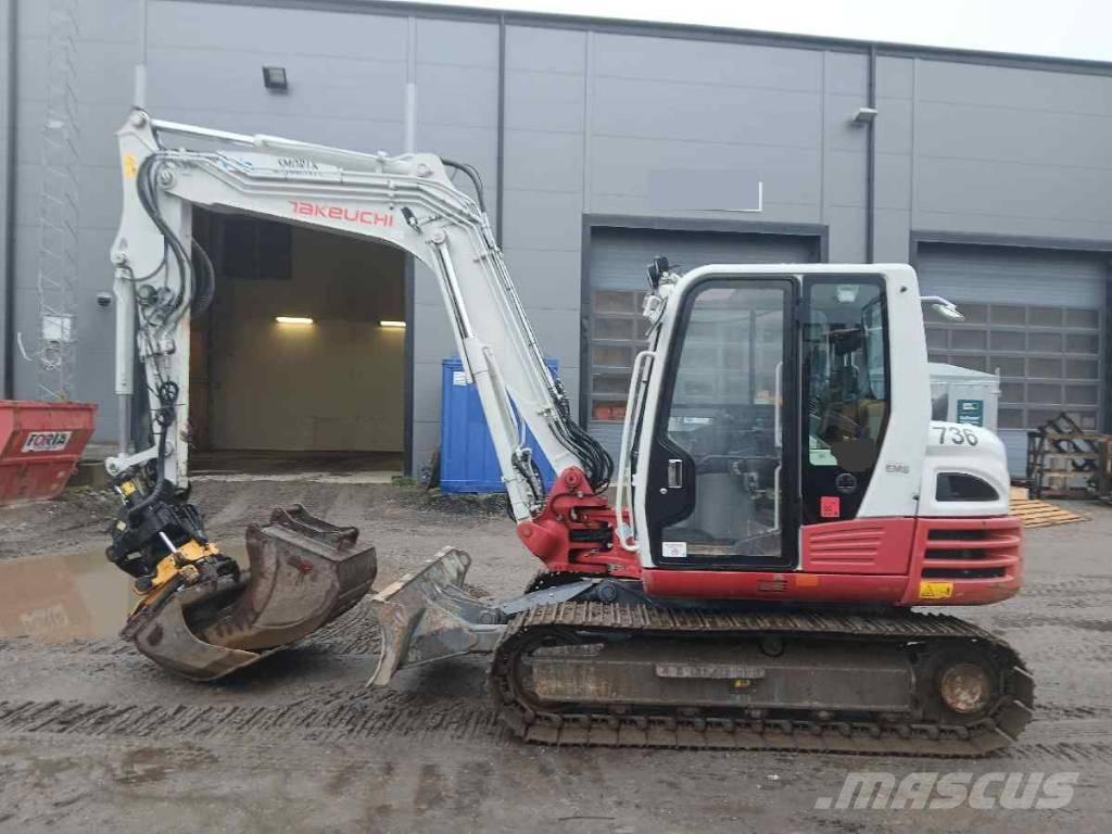 Takeuchi TB 290 حفارات وسط 7 طن - 12 طن