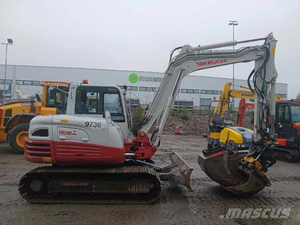 Takeuchi TB 290 حفارات وسط 7 طن - 12 طن
