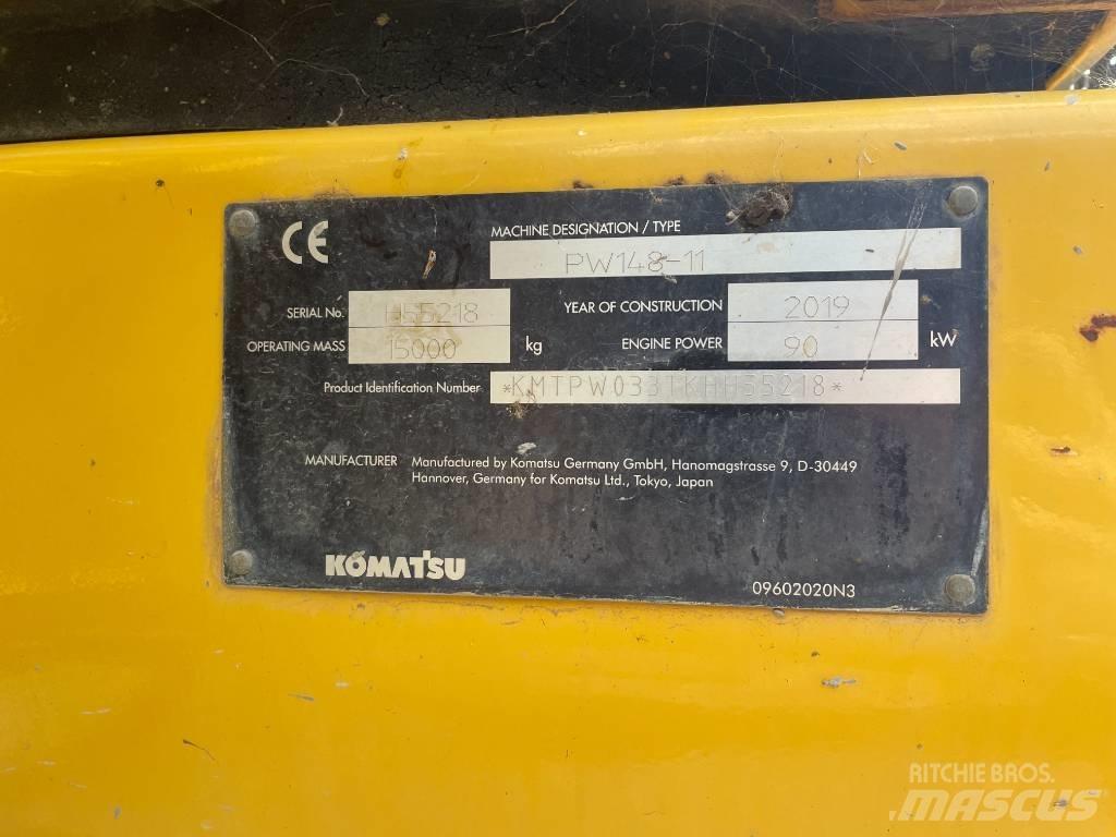 Komatsu PW 148-11 حفارات بعجل