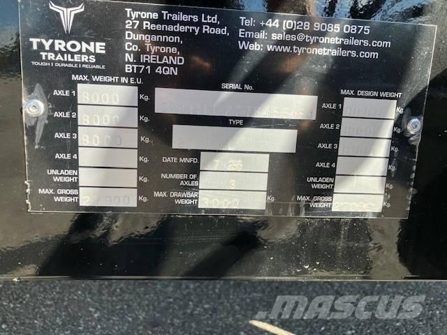 Tyrone 27 T نصف مقطورات مسطحة / مفصلية الجوانب