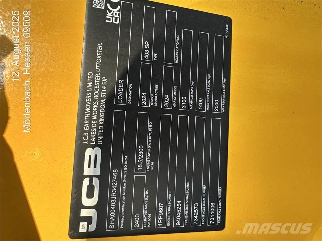 JCB 403 لوادر بعجل