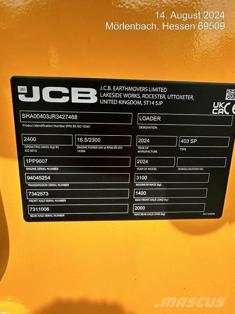 JCB 403 لوادر بعجل