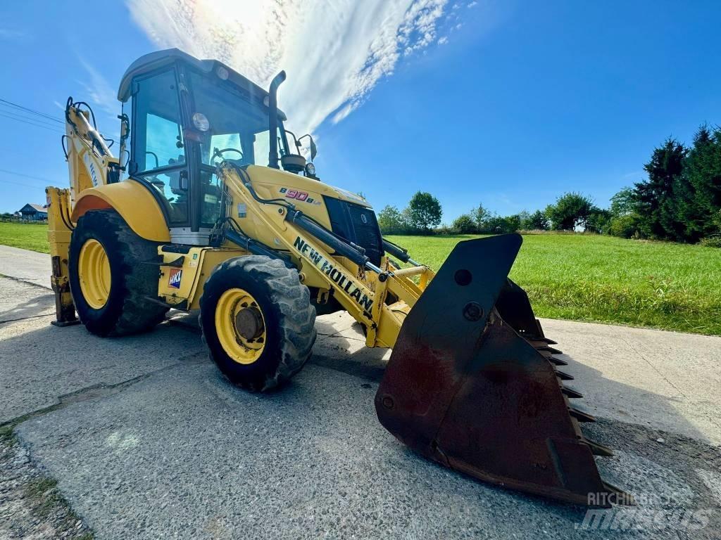 New Holland B 90 B لوادر ذات جرافات عكسية