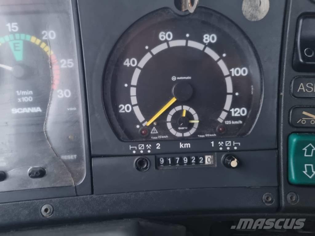 Scania R 143 HL شاحنات الرافعات الخطافية