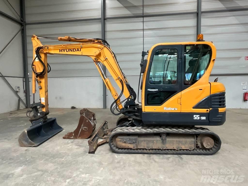 Hyundai Robex 55-9 A حفارات صغيرة أقل من 7 طن (حفارات صغيرة)