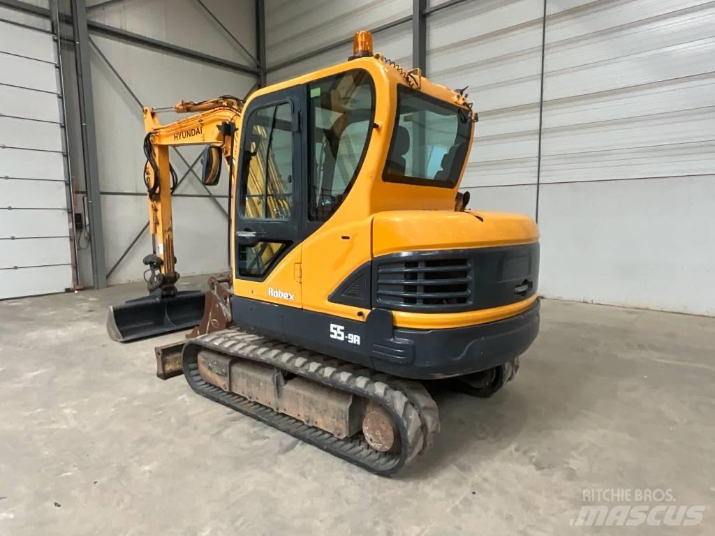 Hyundai Robex 55-9 A حفارات صغيرة أقل من 7 طن (حفارات صغيرة)