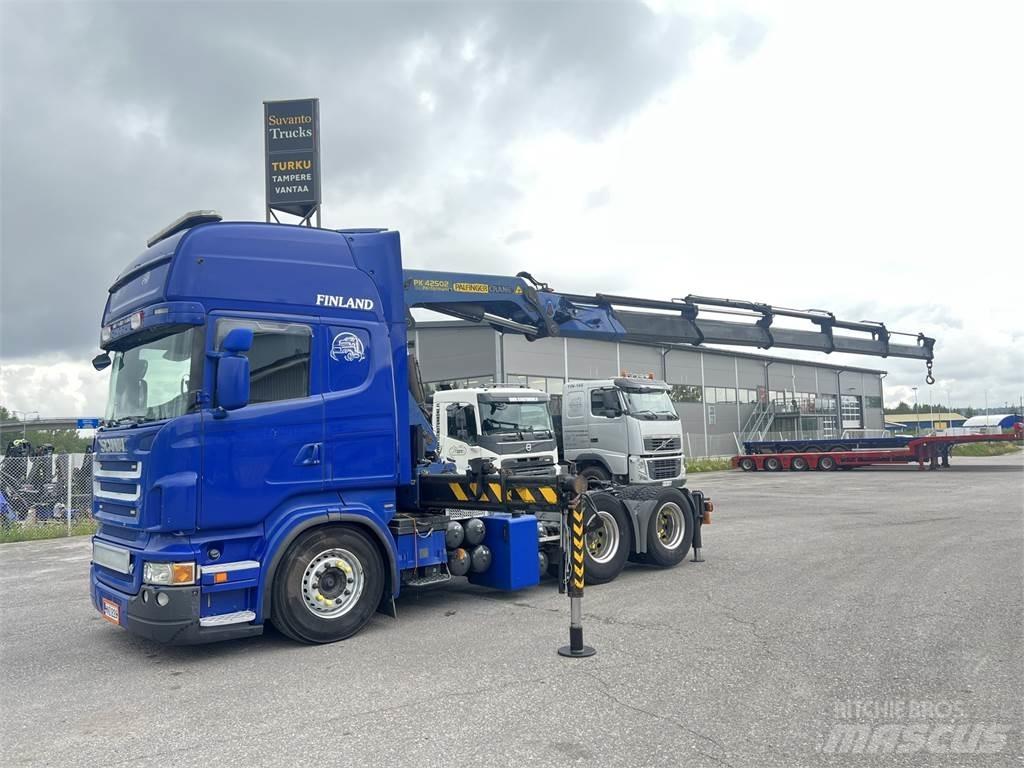 Scania R 560 6X2 شاحنات الرافعات