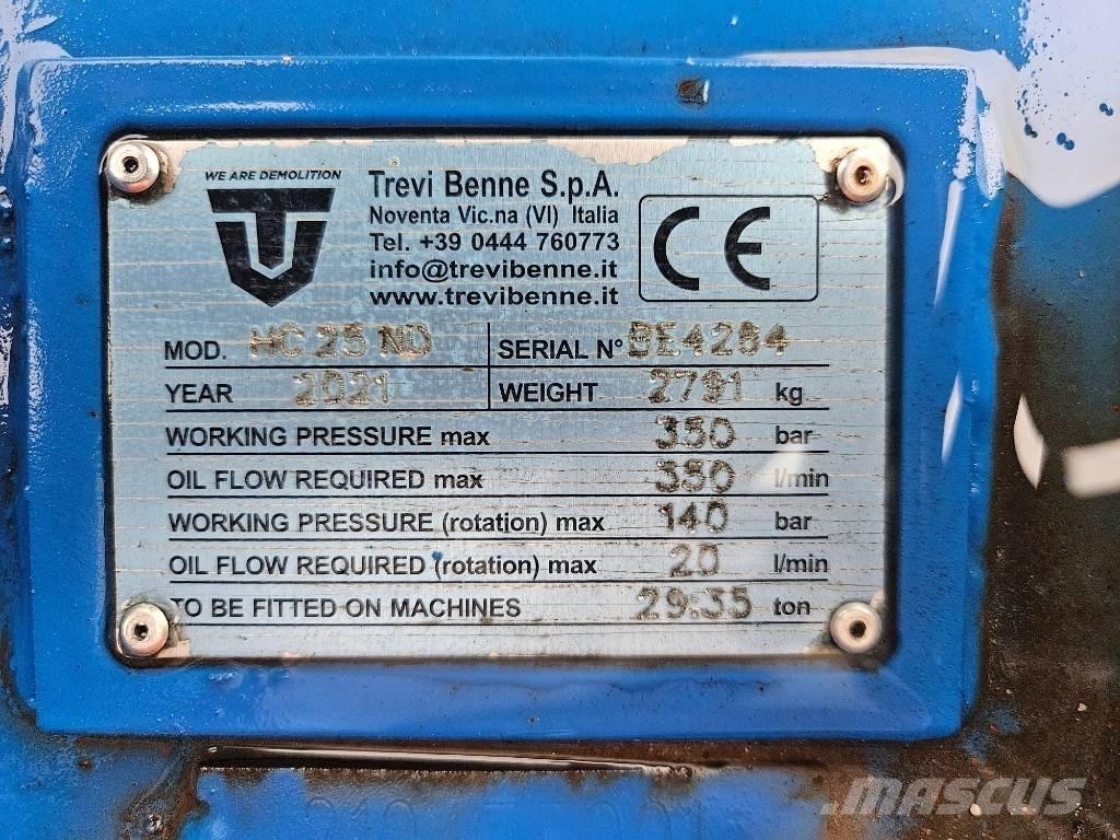 Trevibenne HC 25 ND حفارات هدم