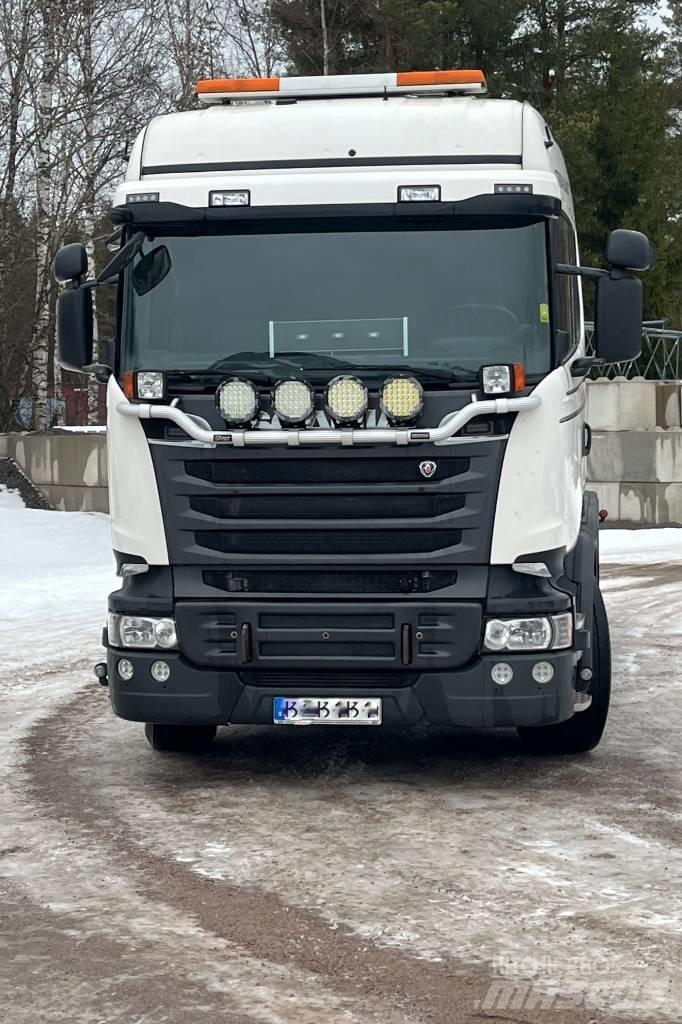 Scania R 580 شاحنات الرافعات الخطافية