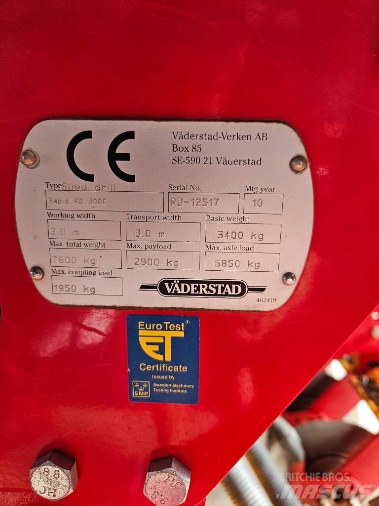 Väderstad Rapid300C مثاقيب مدمجة