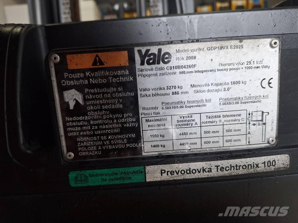 Yale GDP 16 VX شاحنات LPG