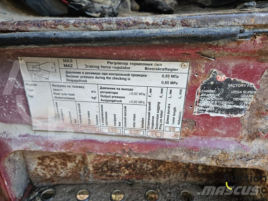 MAZ 551669 شاحنات قلابة